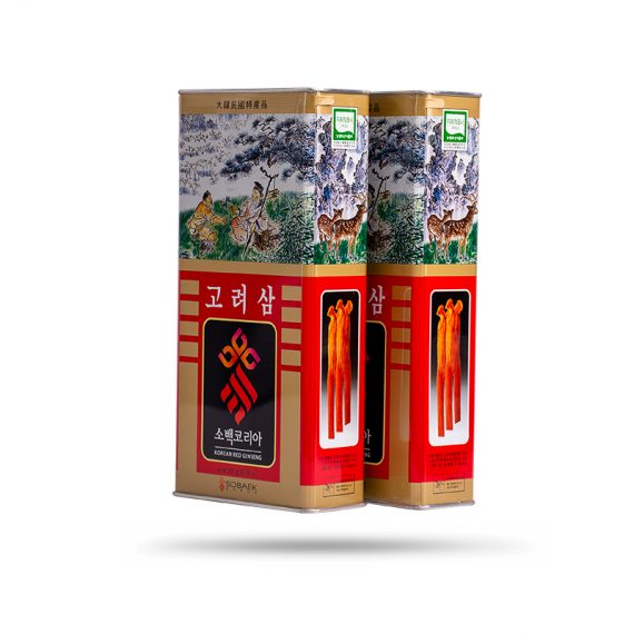 SINAI.VN-Hồng Sâm Củ Khô 6 Năm Hộp Thiếc Sobaek (300g)