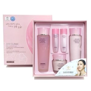 BỘ DƯỠNG DA 3W CLINIC FLOWER EFFECT EXTRA MOISTURIZING SKIN CARE