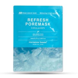 Bộ 10 Mặt Nạ Dưỡng Trắng Chống Nhăn Tinh Chất Collagen Mersenne Beaute (25g/miếng)