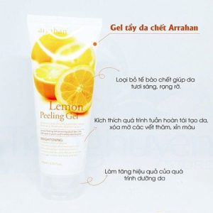 Gel Tẩy Da Chết Arrahan Hương Chanh (180 ml)