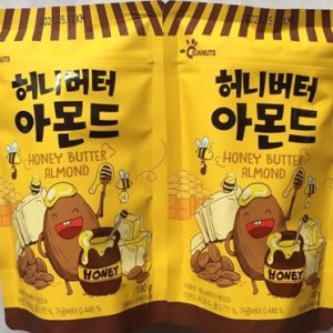 Hạt Hạnh Nhân Tẩm Bơ Mật Ong Sunnuts Hàn Quốc 180gr