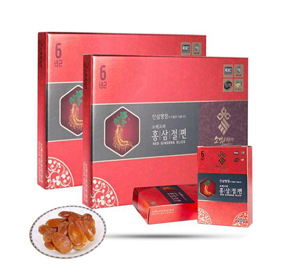 Hồng Sâm Lát Tẩm Mật Ong Sobaek Korea (20g x 10 gói)