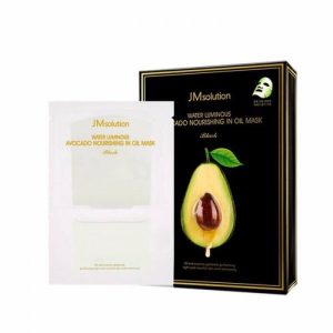 Hộp 10 Mặt Nạ Dưỡng Ẩm Chống Nhăn Chiết Xuất Bơ Dầu Dưỡng JMsolution (23ml/miếng và 5ml/oil essence)
