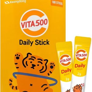 Hộp 100 Gói Stick Vitamin C 500mg Kwangdong (2g/Gói)