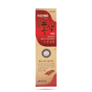 Kem Đánh Răng Hồng Sâm Nano+ Chống Viêm Nướu, Sâu Răng Hanil (150g)