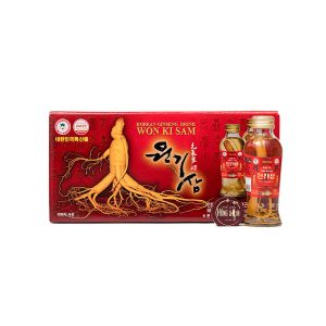 Nước Hồng Sâm Có Củ Won Ki Sam (120 ml x 10 chai)