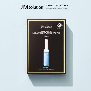 Hộp 10 Mặt Nạ Dưỡng Ẩm Từ Vitamin và SOS Ampoule JMsolution (30 ml/miếng)