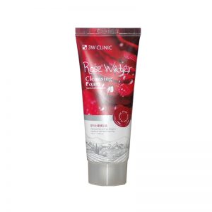 Sữa Rửa Mặt Hoa Hồng 3W Clinic Rose Water Cleansing Foam (100 ml)